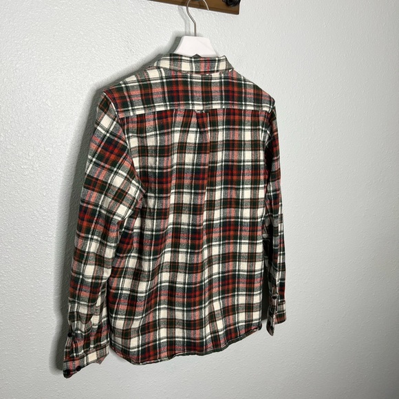 Knowledge Cotton Apparel Big Checked Heavy Flannel Button Up Shirt - Picture 5 of 6